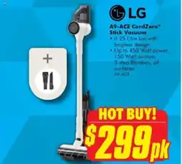 The Good Guys A9-ace cordzero® stick vacuum offer