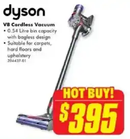 The Good Guys V8 cordless vacuum offer