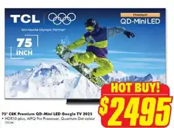 The Good Guys C8k premium qd-mini led google tv 2025 offer