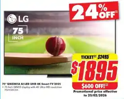 The Good Guys Qned81a ai led uhd 4k smart tv 2025 offer