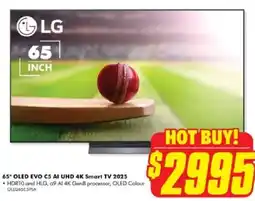 The Good Guys Oled evo c5 ai uhd 4k smart tv 2025 offer