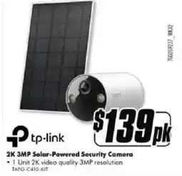 The Good Guys 2k 3mp solar-powered security camera offer