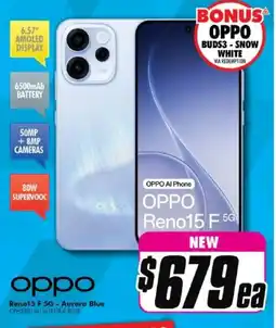 The Good Guys Reno15 f 5g - aurora blue offer