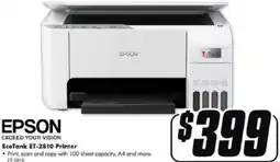 The Good Guys Ecotank et-2810 printer offer