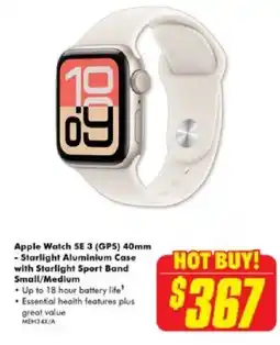The Good Guys Apple watch se 3 (gps) 40mm offer