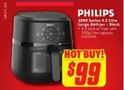 The Good Guys 2000 series large airfryer - black offer