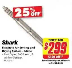 The Good Guys Flexstyle air styling and drying system stone offer