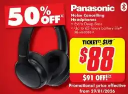 The Good Guys Noise cancelling headphones offer