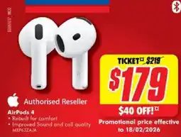 The Good Guys Airpods 4 offer
