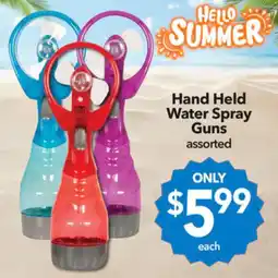 Cheap as Chips Hand held water spray guns offer
