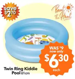 Cheap as Chips Twin ring kiddie pool offer