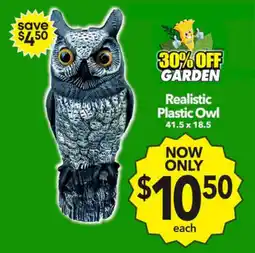 Cheap as Chips Realistic plastic owl offer