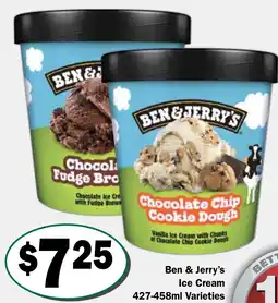 Friendly Grocer Ben & jerry's ice cream offer