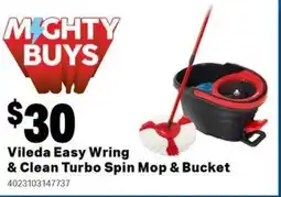 Mitre 10 Vileda easy wring & clean turbo spin mop & bucket offer