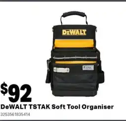 Mitre 10 Dewalt tstak soft tool organiser offer