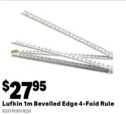 Mitre 10 Lufkin bevelled edge 4-fold rule offer