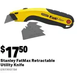 Mitre 10 Stanley fatmax retractable utility knife offer