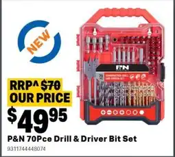 Mitre 10 P&n 70pce drill & driver bit set offer