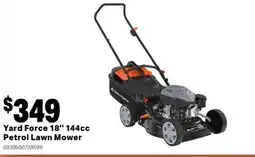 Mitre 10 Yard force petrol lawn mower offer