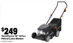 Mitre 10 Yard force petrol lawn mower offer