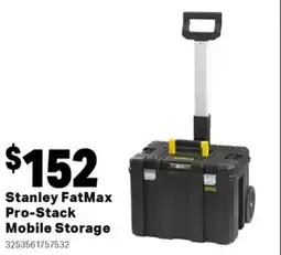 Mitre 10 Stanley fatmax pro-stack mobile storage offer