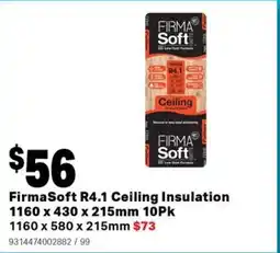 Mitre 10 Firmasoft r4.1 ceiling insulation offer