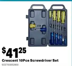 Mitre 10 Crescent screwdriver set offer