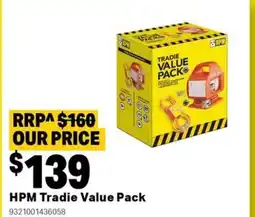 Mitre 10 Hpm tradie value pack offer