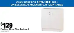 Mitre 10 Faulkner 2 door floor cupboard offer