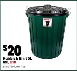 Mitre 10 Rubbish bin offer
