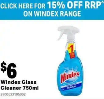 Mitre 10 Windex glass cleaner offer