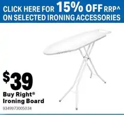 Mitre 10 Buy right ironing board offer