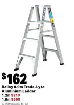 Mitre 10 Bailey trade-lyte aluminium ladder offer
