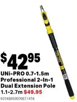 Mitre 10 Uni-pro professional dual extension pole offer