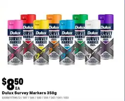 Mitre 10 Dulux survey markers offer