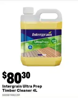 Mitre 10 Intergrain ultra prep timber cleaner offer