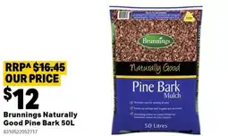 Mitre 10 Brunnings naturally good pine bark offer