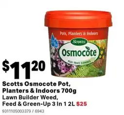 Mitre 10 Scotts osmocote pot, planters & indoors offer