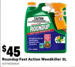 Mitre 10 Roundup fast action weedkiller offer