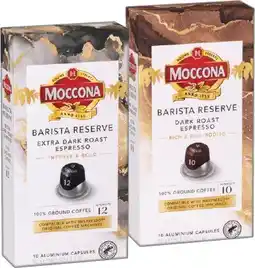 IGA Moccona Barista Reserve Coffee Capsules Selected Varieties offer