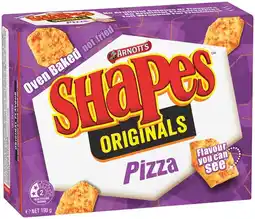 IGA Arnott’s Shapes 130‑190g Selected Varieties offer