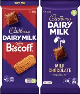 IGA Cadbury Chocolate Blocks 150‑190g Selected Varieties offer