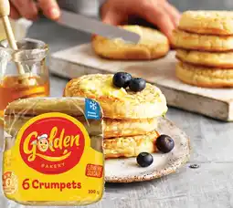 IGA Golden Crumpet Rounds Selected Varieties offer