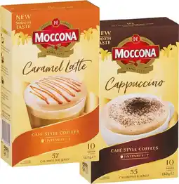 IGA Moccona Coffee Sachets 8‑10 Pack Selected Varieties offer