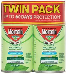 IGA Mortein NaturGard Fragrance Free Multi‑Insect Automatic Refill Twin offer