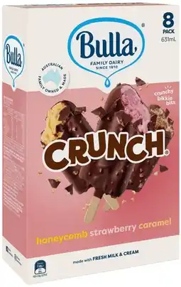 IGA Bulla Ice Cream Sticks Selected Varieties offer