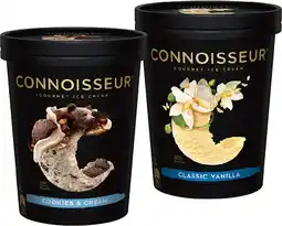 IGA Connoisseur Gourmet Ice Cream Selected Varieties offer
