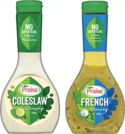 IGA Praise Dressing Selected Varieties offer