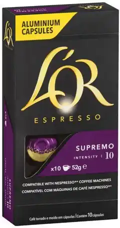 IGA L’OR Espresso Coffee Capsules Selected Varieties offer