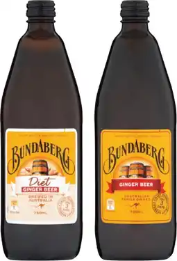 IGA Bundaberg Brewed Drink Selected Varieties offer